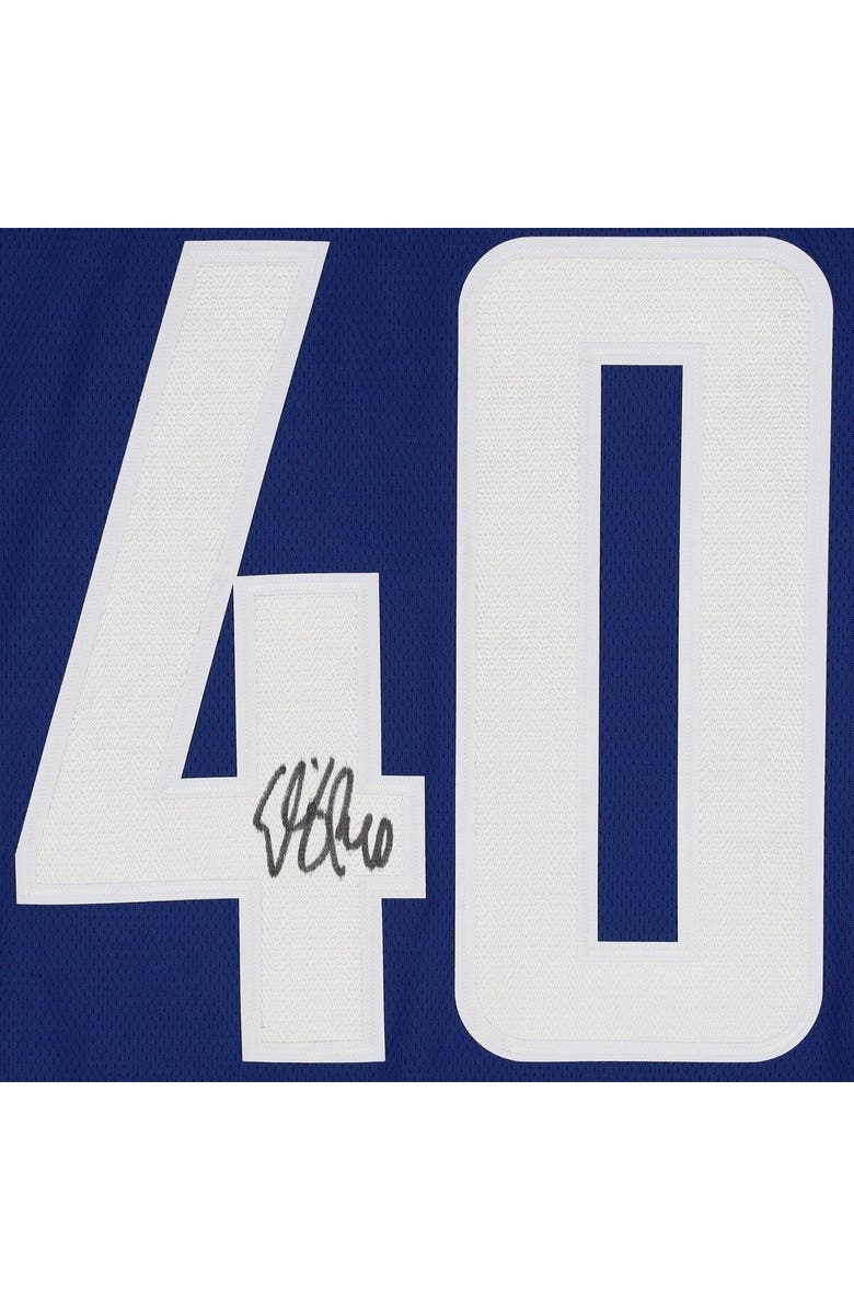 FANATICS AUTHENTIC Elias Pettersson Vancouver Canucks Autographed Blue Fanatics Breakaway Jersey, Alternate, color, 