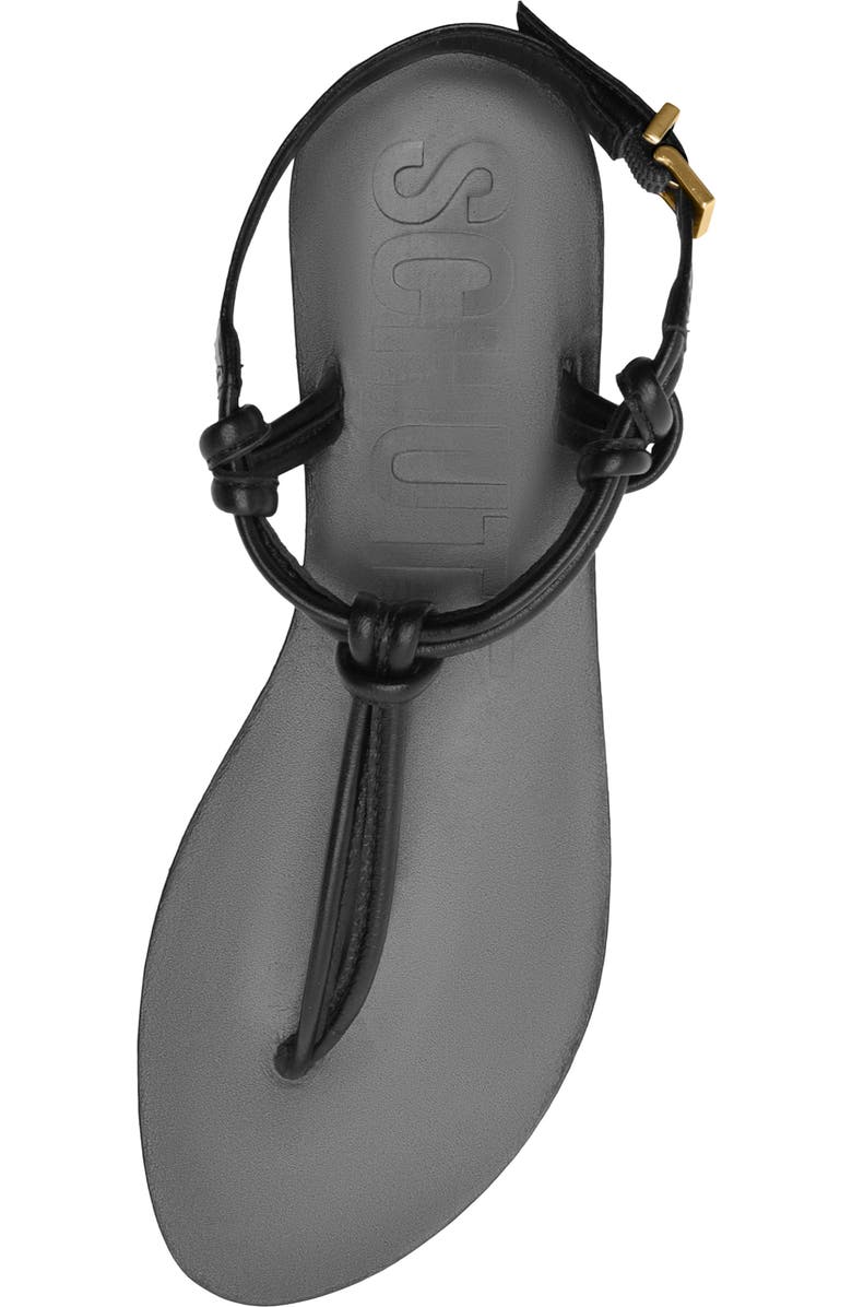 Schutz Nina Ankle Strap Sandal, Alternate, color, Black