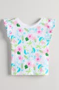 Tucker + Tate Kids' Ruffle Sleeve Cotton Graphic T-Shirt