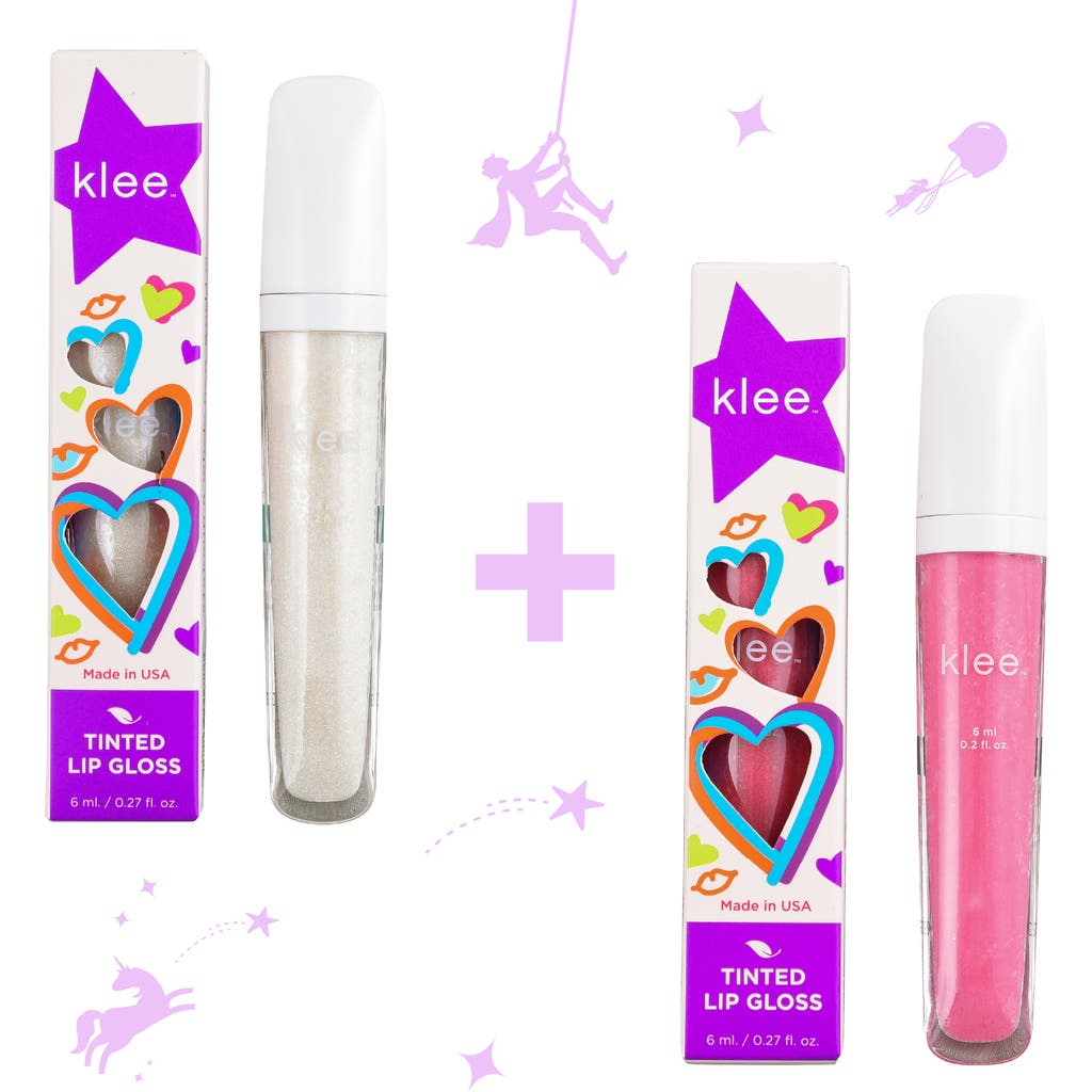 Klee Naturals Brighton Ensemble and Vail Tempo - Kids' Tinted Lip Gloss Bundle in Pink  product