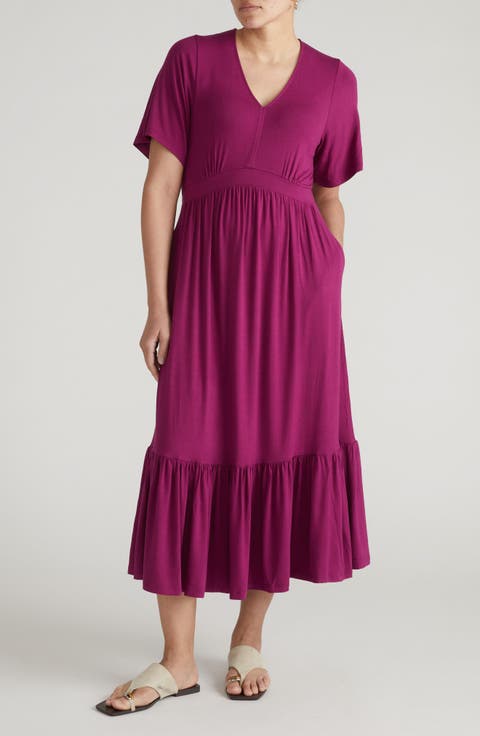 Ravello Liquid Jersey Midi Dress