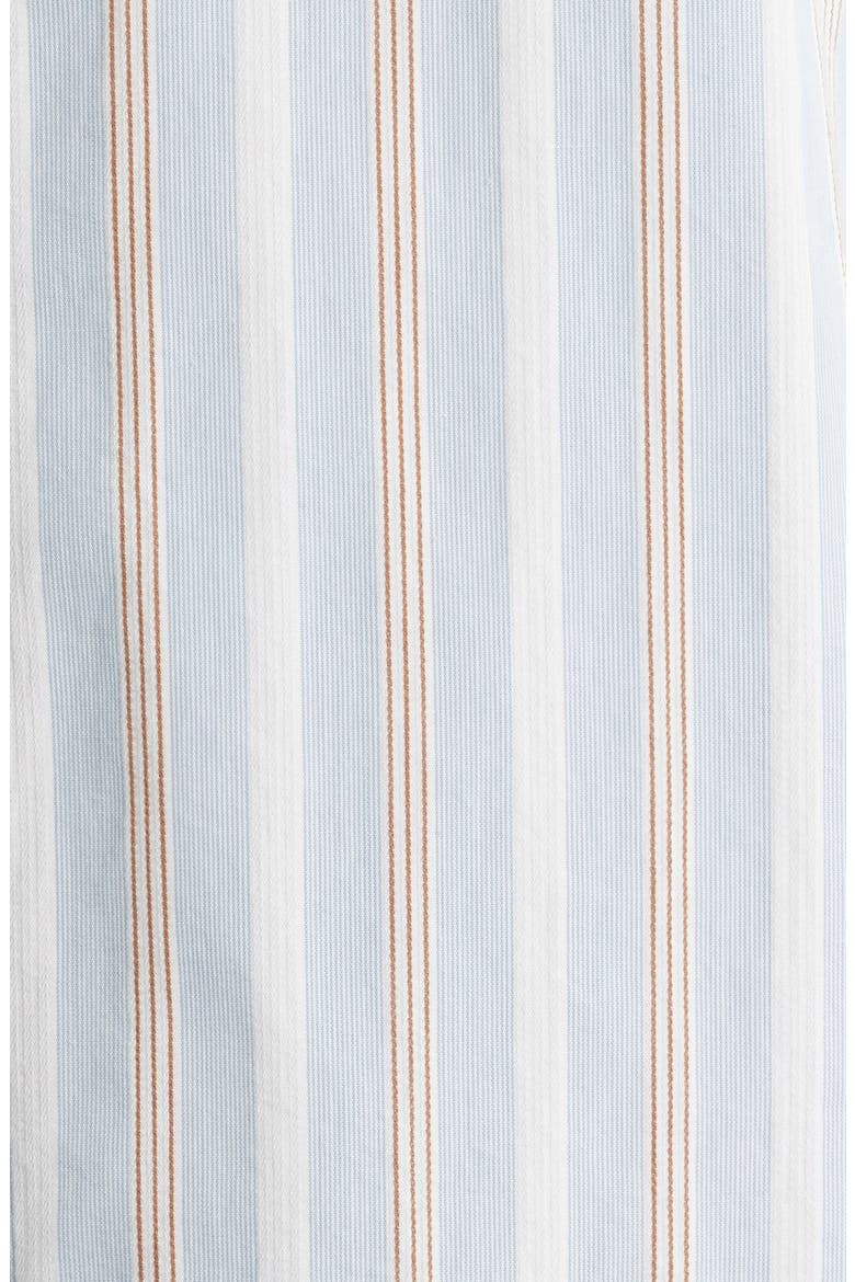 Shelly Stripe Cotton Poplin Button-Up Shirt, Alternate, color, LIGHT BLUE