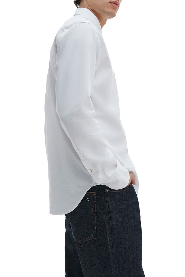 Tomlin Cotton Dobby Button-Up Shirt, Alternate, color, WHITE