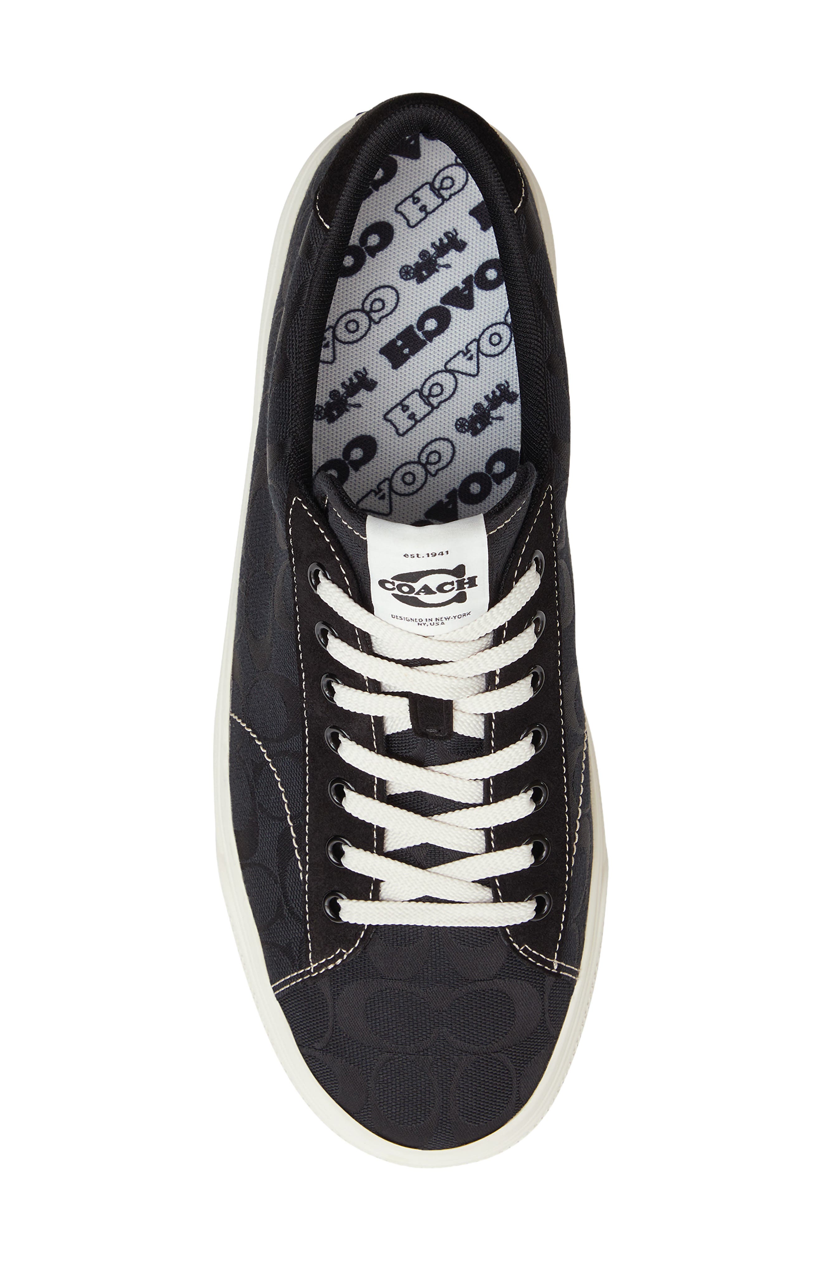 Skate Sneaker, Alternate, color, BLACK/ CHALK