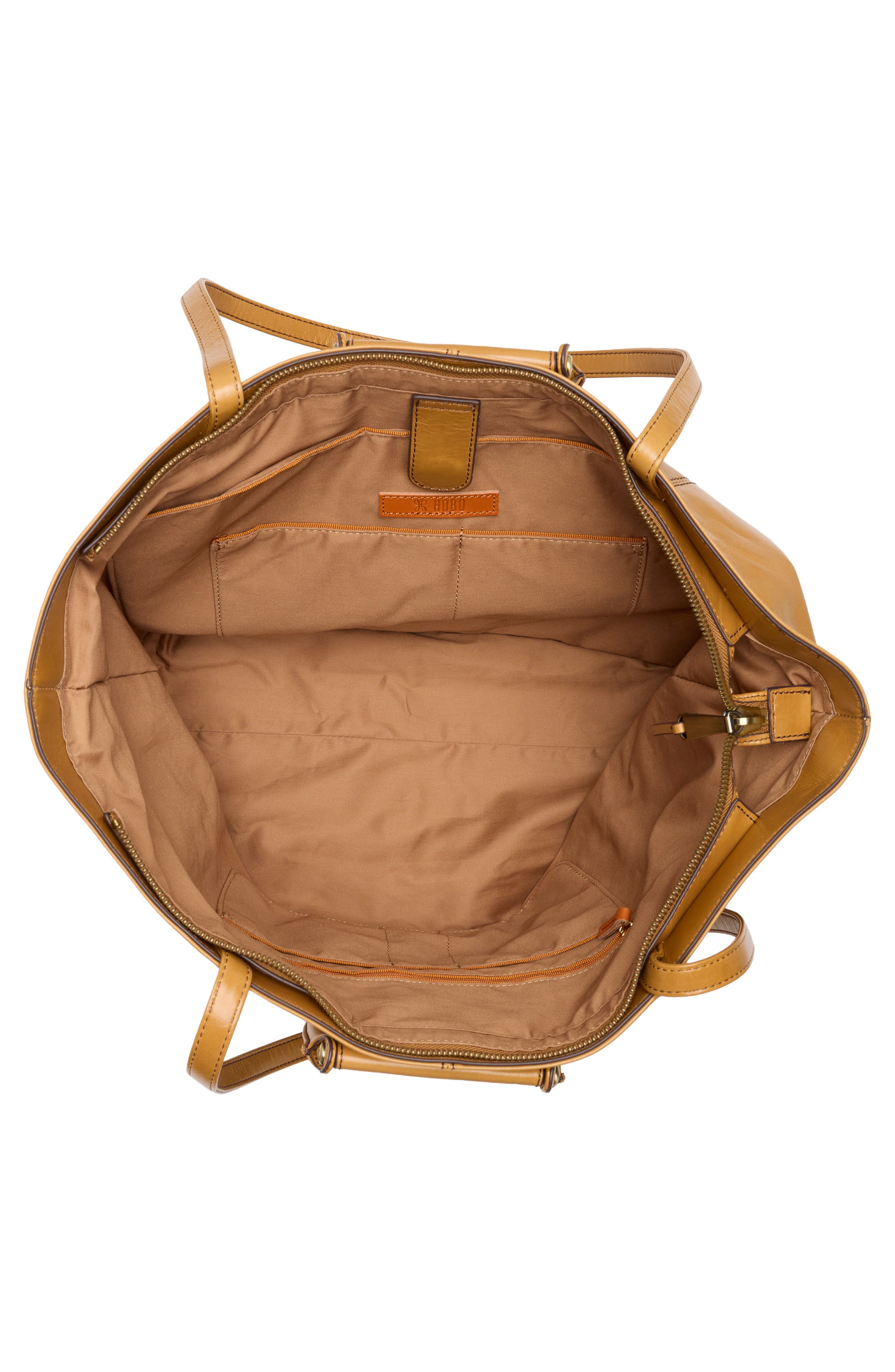 HOBO Sheila East/West Leather Tote, Alternate, color, Natural