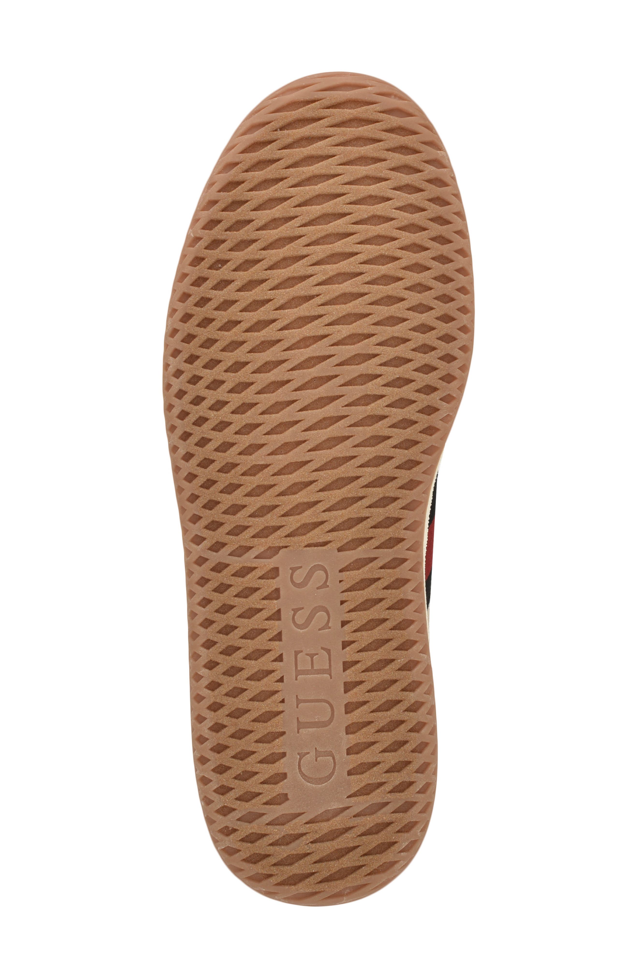 GUESS Kloane Striped Quattro G Sneaker, Alternate, color, Medium Natural Logo Multi