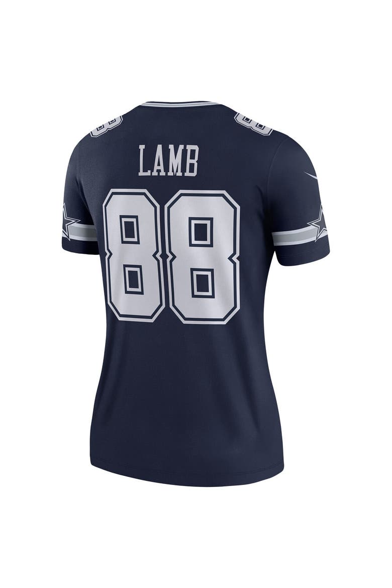 Women's Nike CeeDee Lamb  Navy Dallas Cowboys Legend Player Performance Top, Alternate, color, Navy