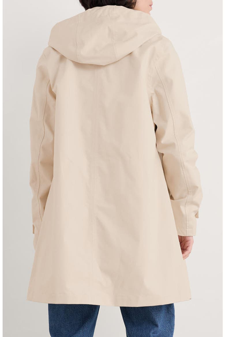 Cloudburst Waterproof Organic Cotton Coat, Alternate, color, LIMESTONE