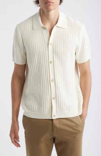 Short Sleeve Cashmere & Cotton Cardigan