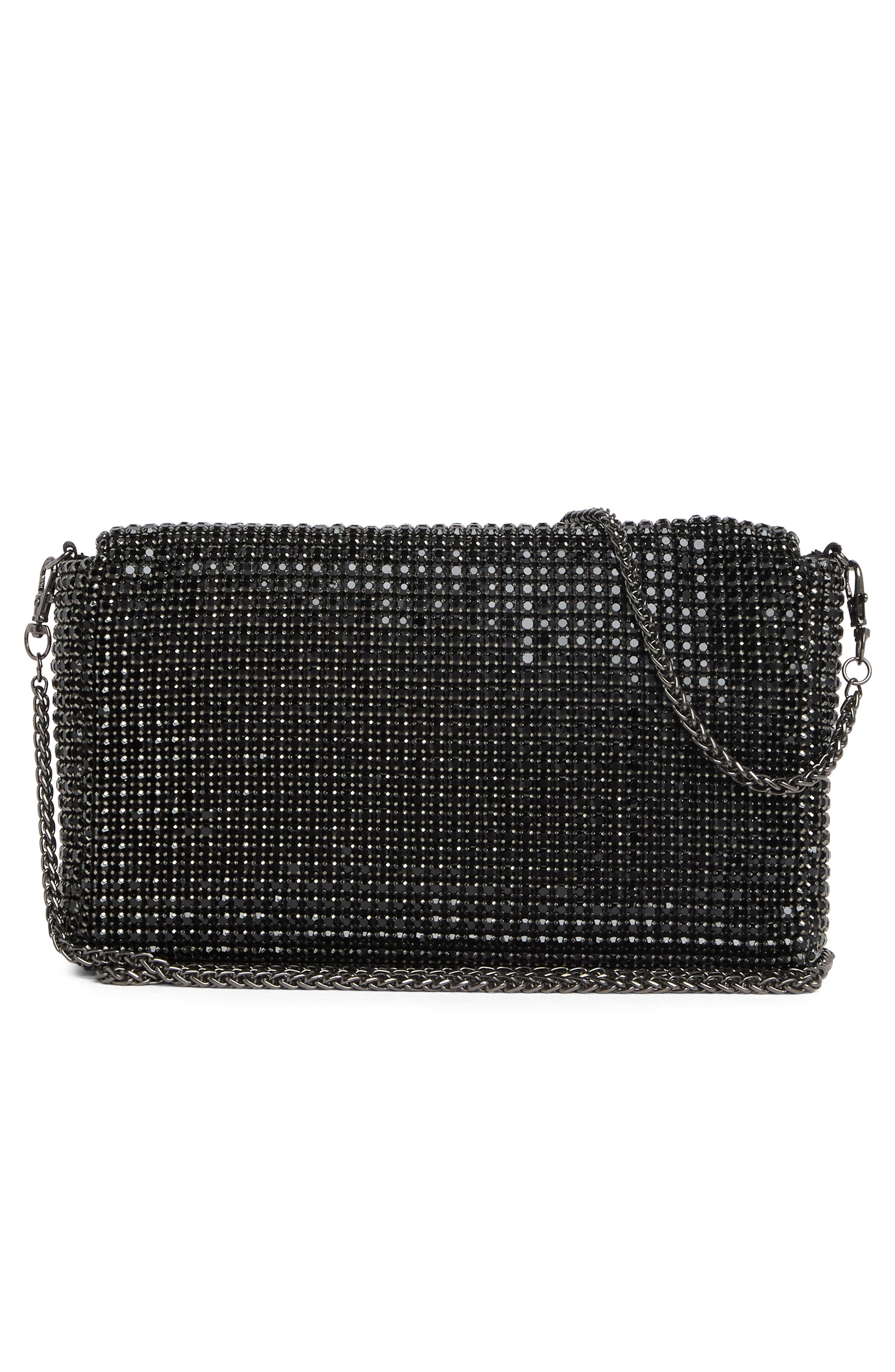 URBAN EXPRESSIONS HANDBAGS Rhinestone Mini Crossbody Bag, Alternate, color, 