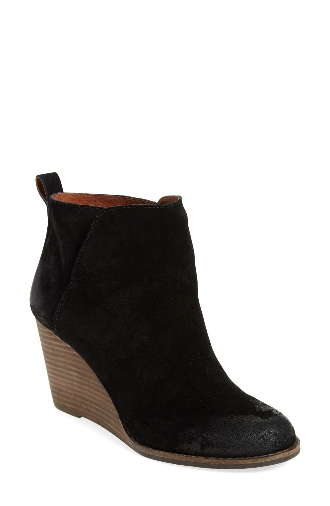 Lucky Brand 'Yezzah' Wedge Bootie, Main, color, 