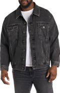 True Nation by DXL Big & Tall Fade to Black Trucker Jacket