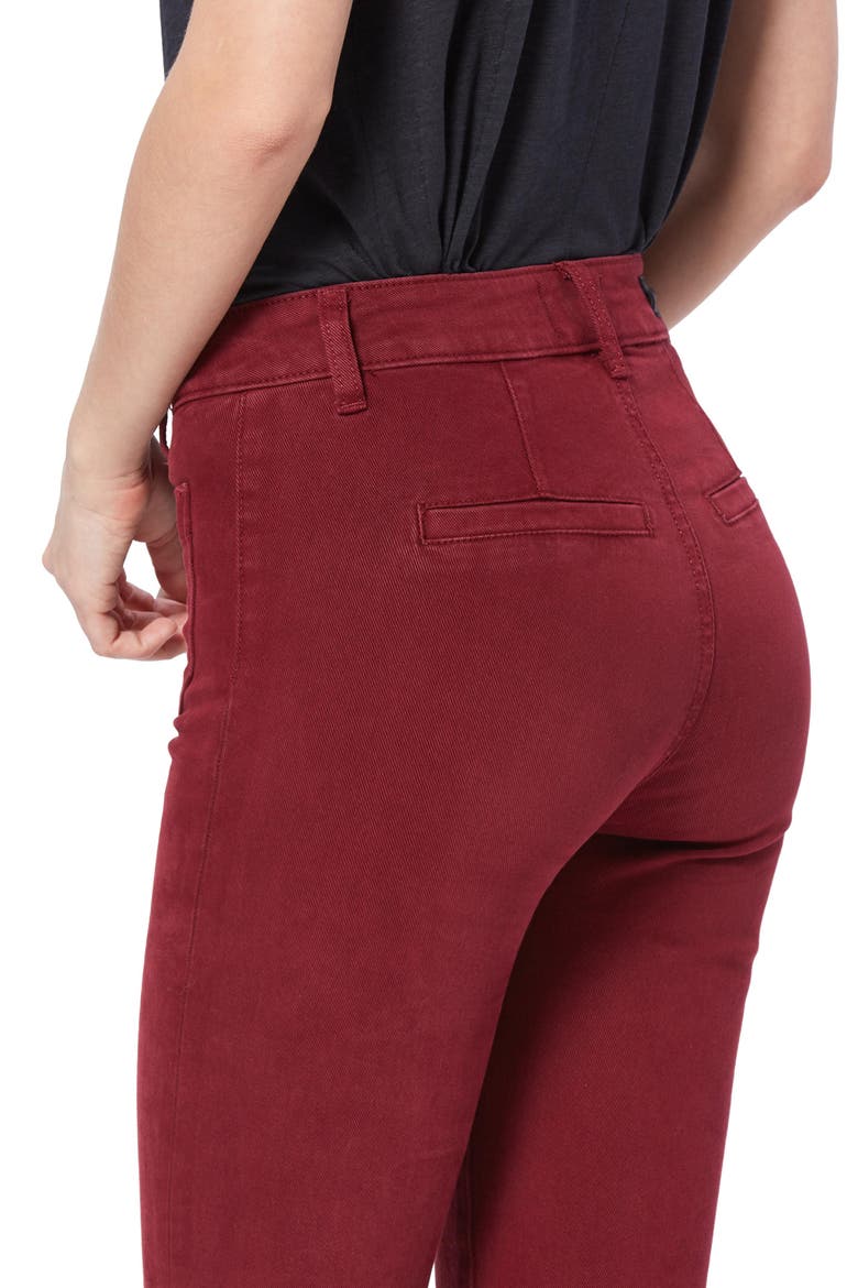 Claudine High Waist Patch Pocket Crop Flared Jeans, Alternate, color, VTG CABERN