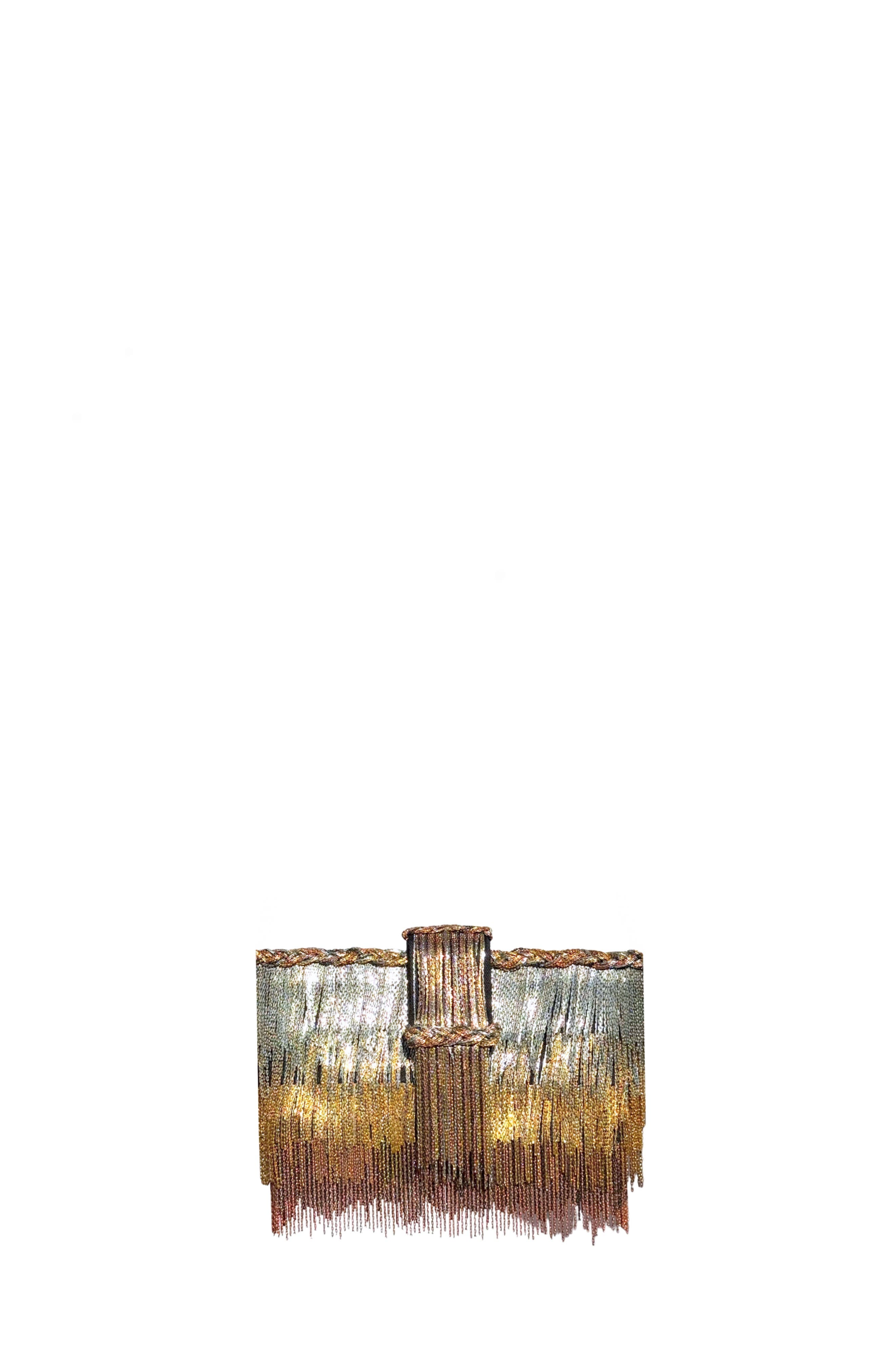 Simitri Ombre' Mini Bag, Main, color, Gold