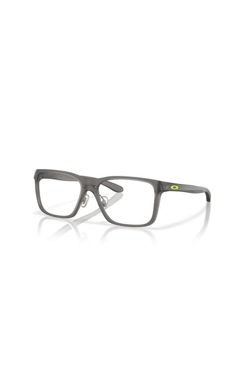 Oakley 49mm Rectangle Optical Glasses In Gray