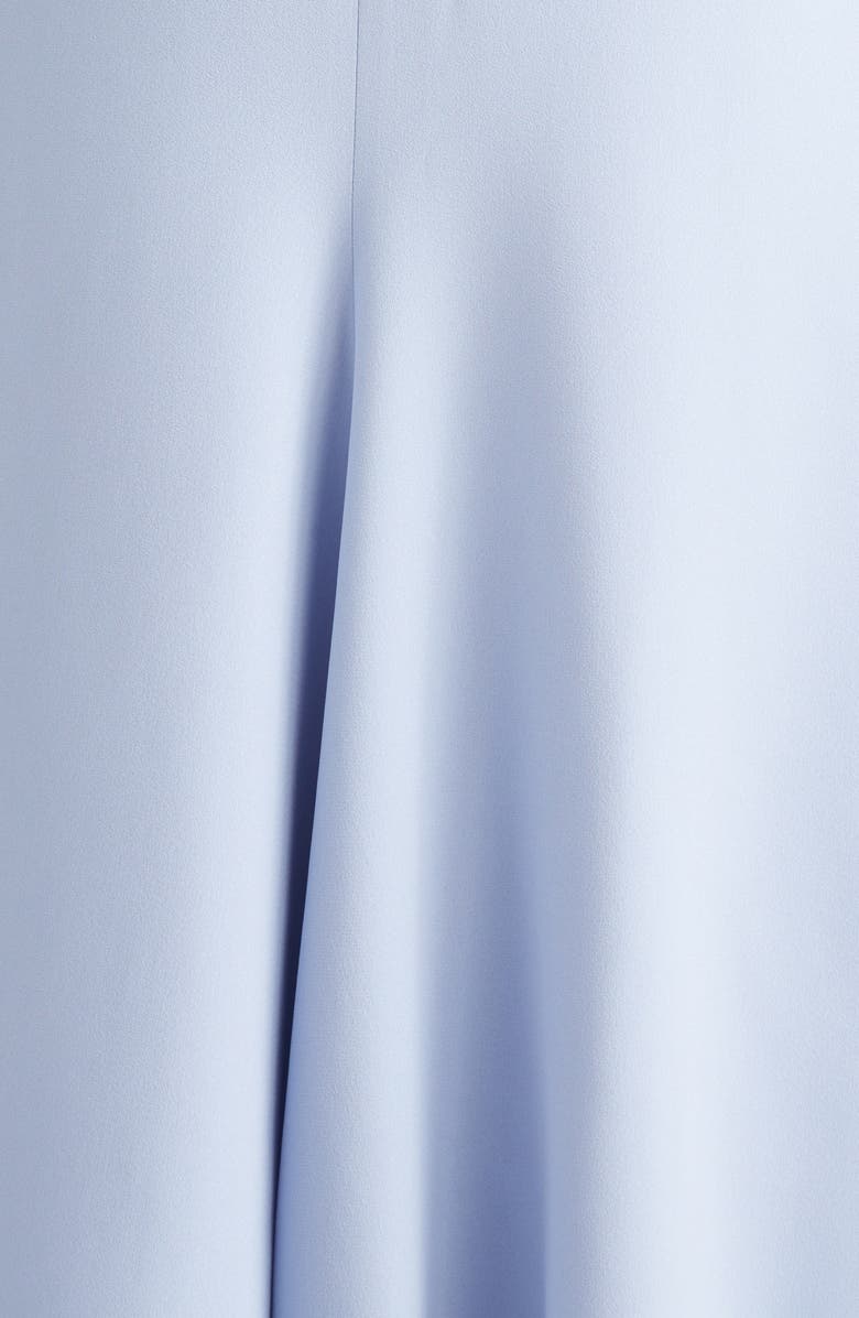 Victoria Beckham Edith Stretch Cady A-Line Midi Dress, Alternate, color, Cloud Blue