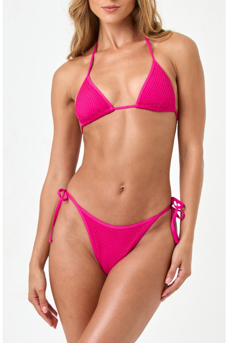 Levy Bitsy Bikini Bottoms, Alternate, color, BOUGAINVILLEA