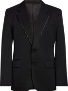 Givenchy Raw Edge Lapel Wool Sport Coat
