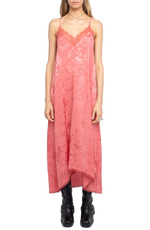 Risty Jacquard Silk Slipdress