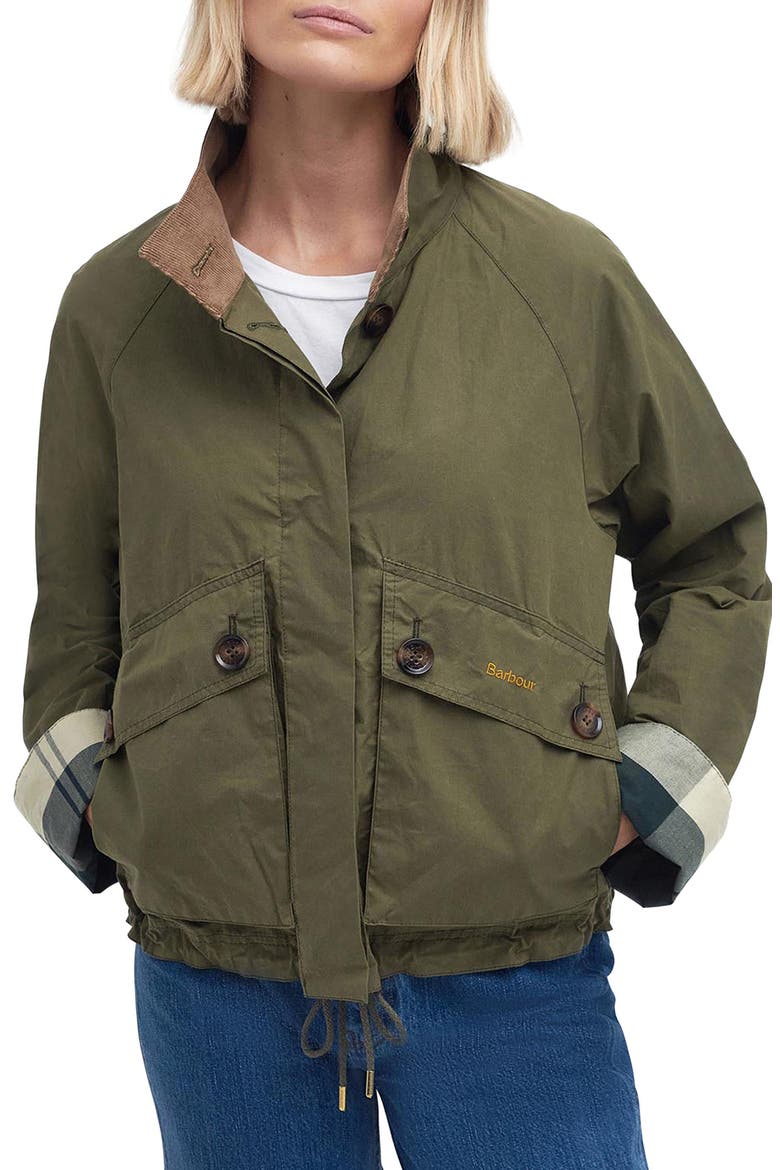 Crowdon Water Resistant Jacket, Main, color, DUSKY GREEN