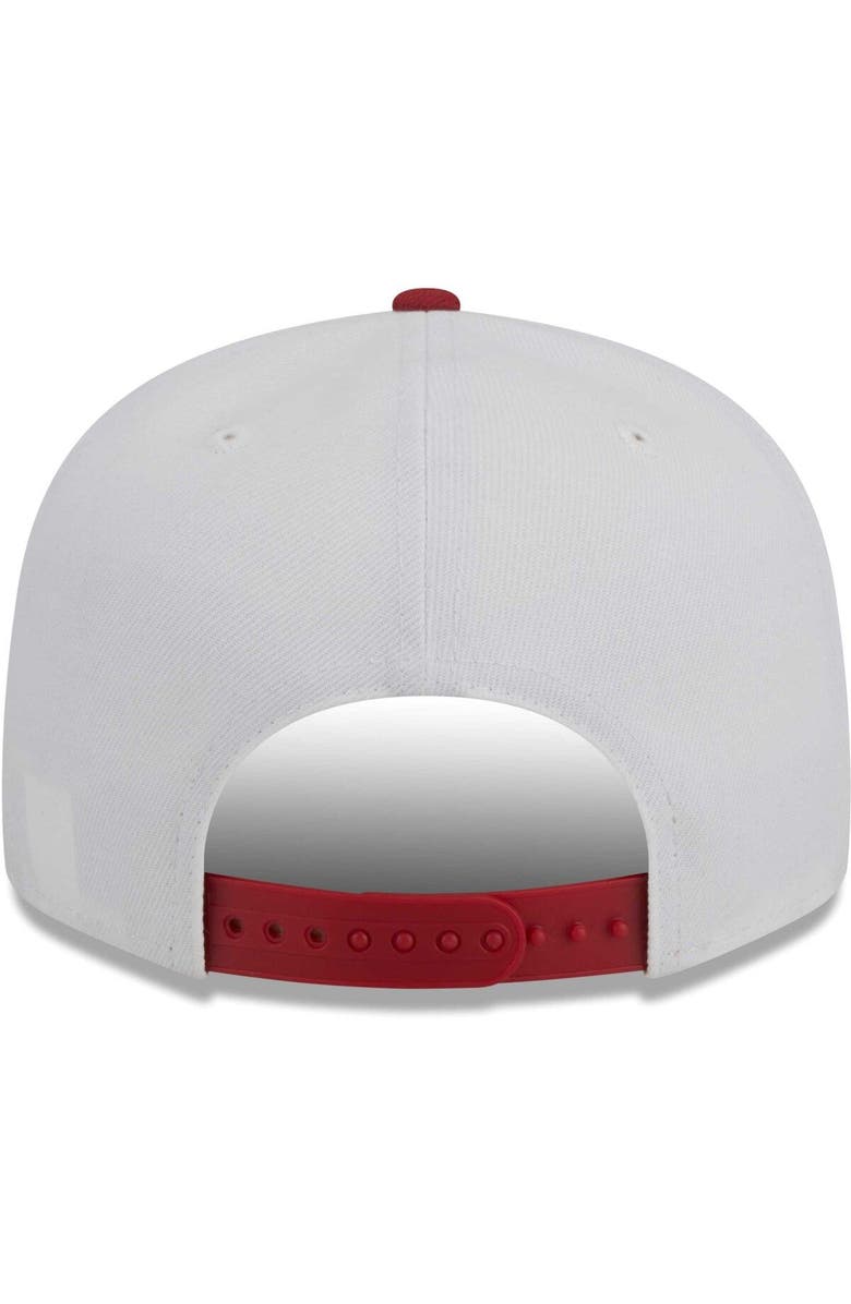 New Era Men's New Era White/Cardinal USC Trojans Two-Tone Layer 9FIFTY Snapback Hat, Alternate, color, 
