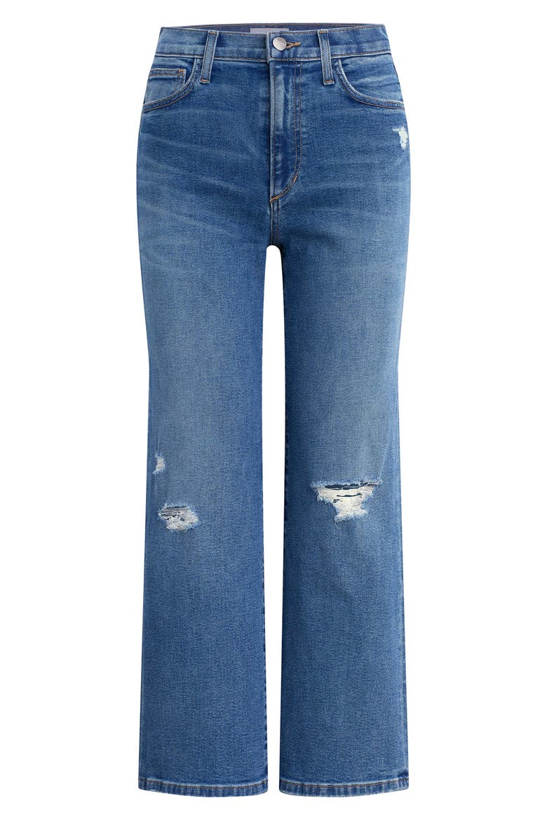 The Blake Ripped High Waist Crop Wide Leg Jeans, Alternate, color, LUCULENT