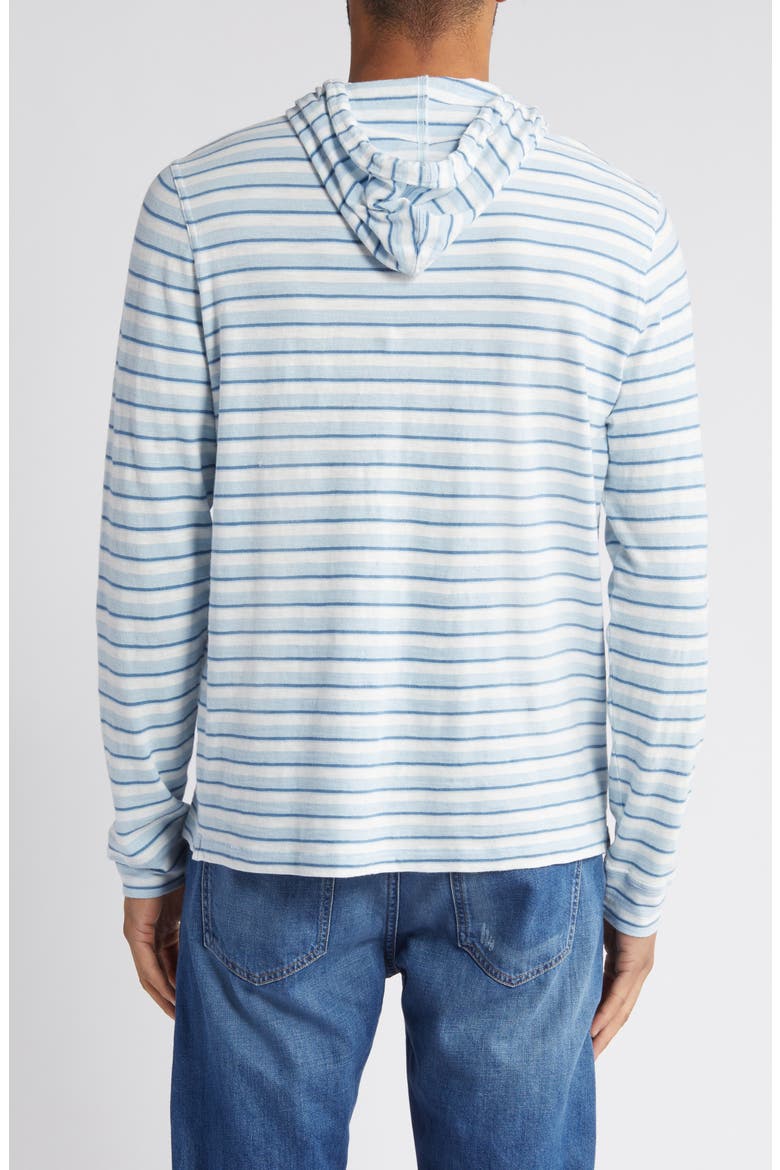 Anthony Indigo Stripe Hoodie, Alternate, color, INDIGO