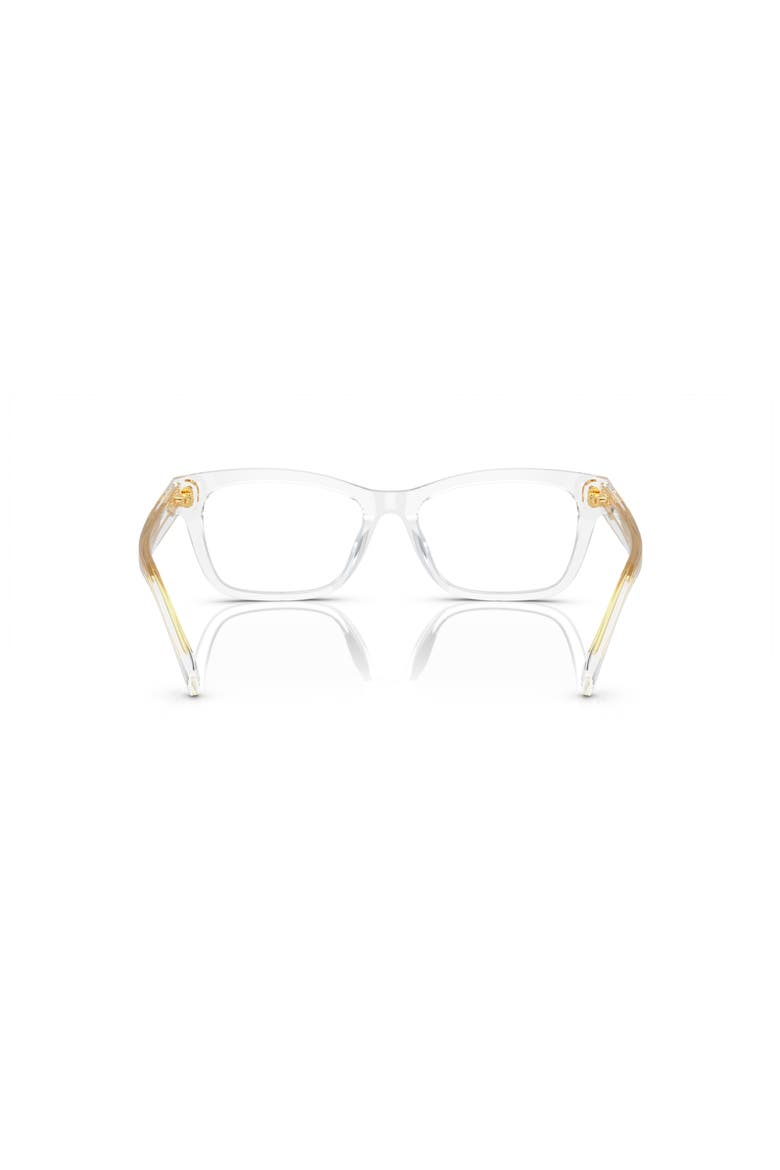 52mm Rectangle optical glasses, Alternate, color, Transparent