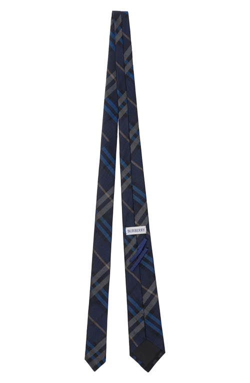 Burberry Check Silk Tie In Multi