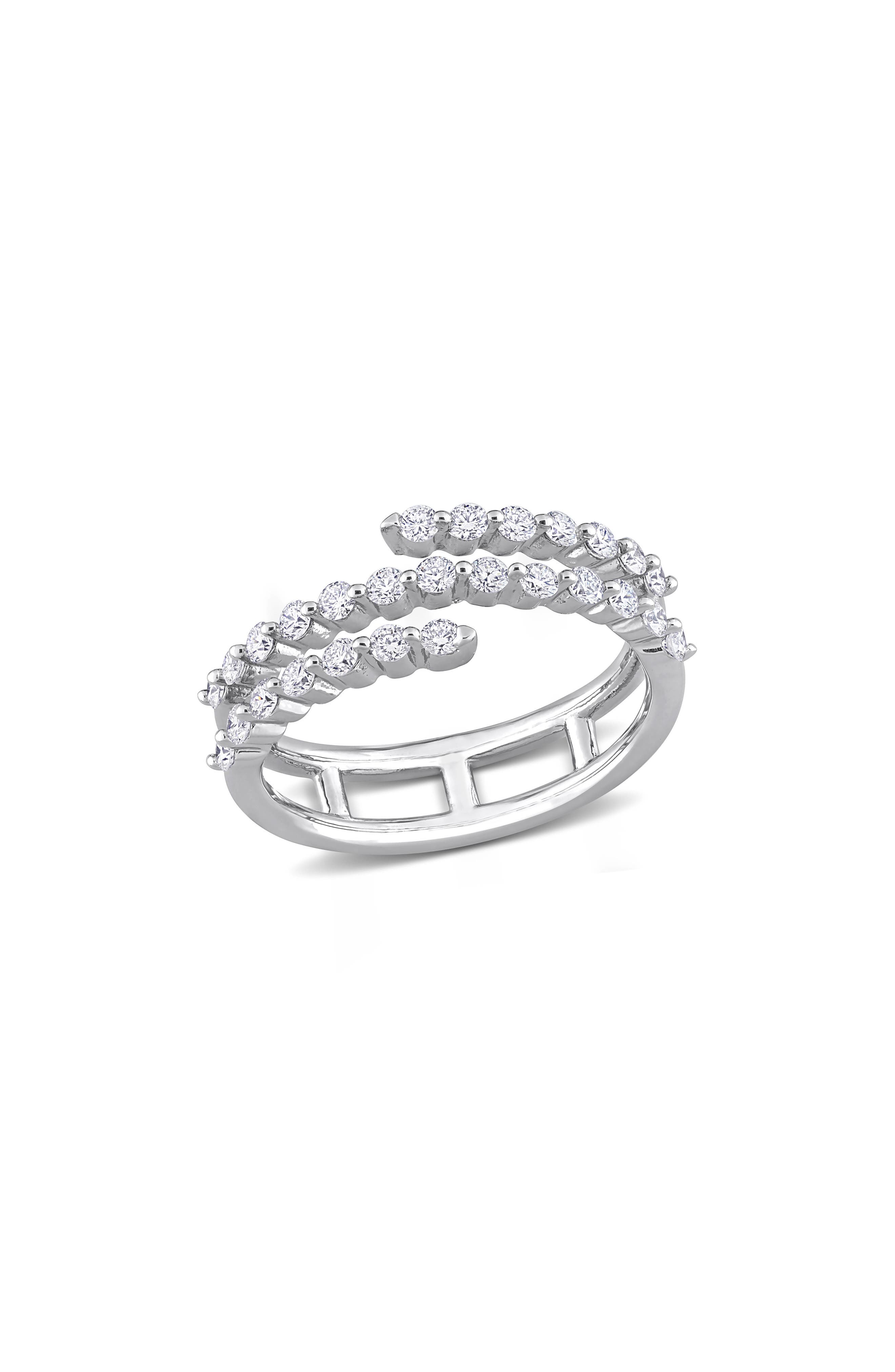Created Forever Lab Grown Diamond Coil Ring - 0.68ct.