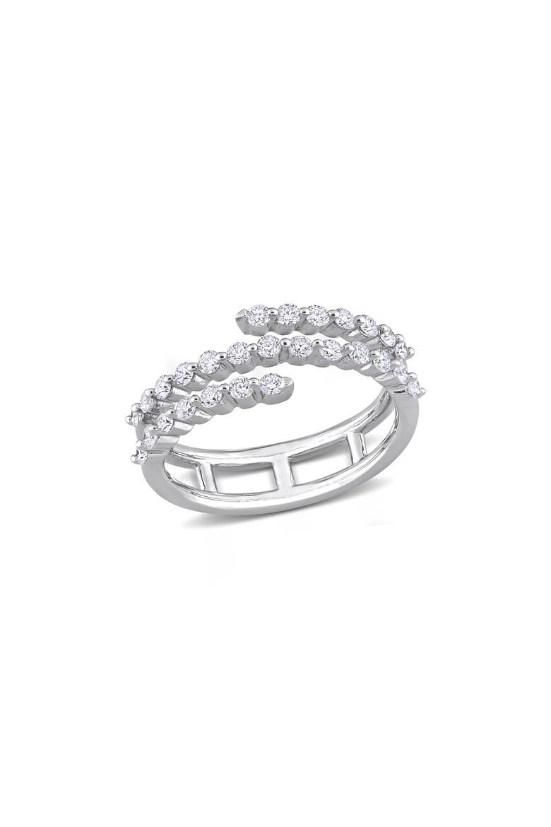 Lab Grown Diamond Coil Ring - 0.68ct., Main, color, WHITE