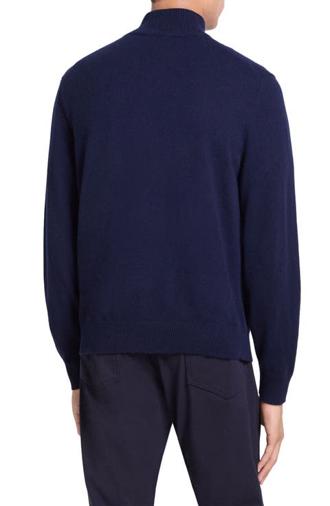 Hilles Quarter Zip Cashmere Sweater