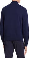 Theory Hilles Quarter Zip Cashmere Sweater