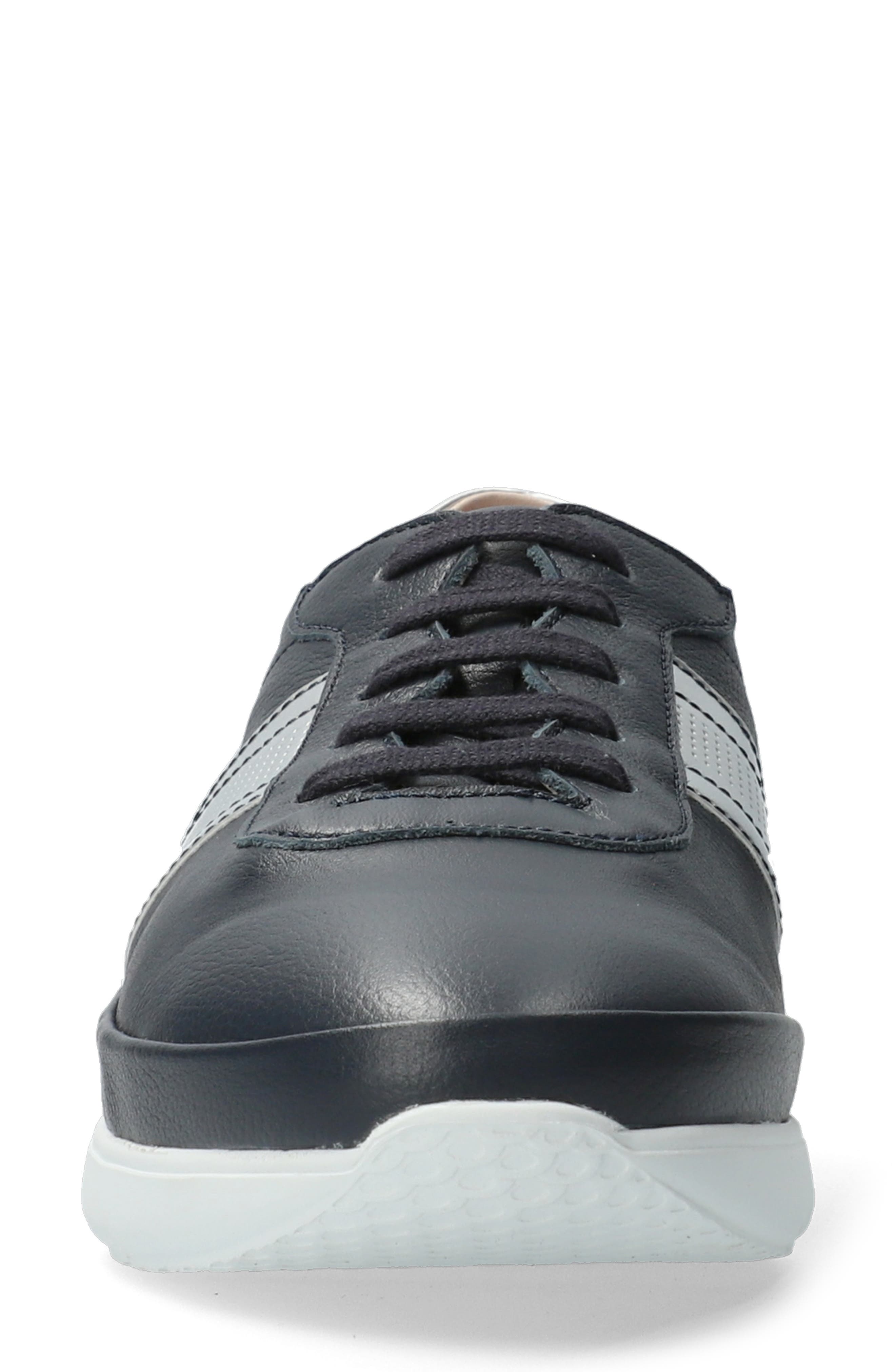 Merania Sneaker, Alternate, color, NAVY LEATHER