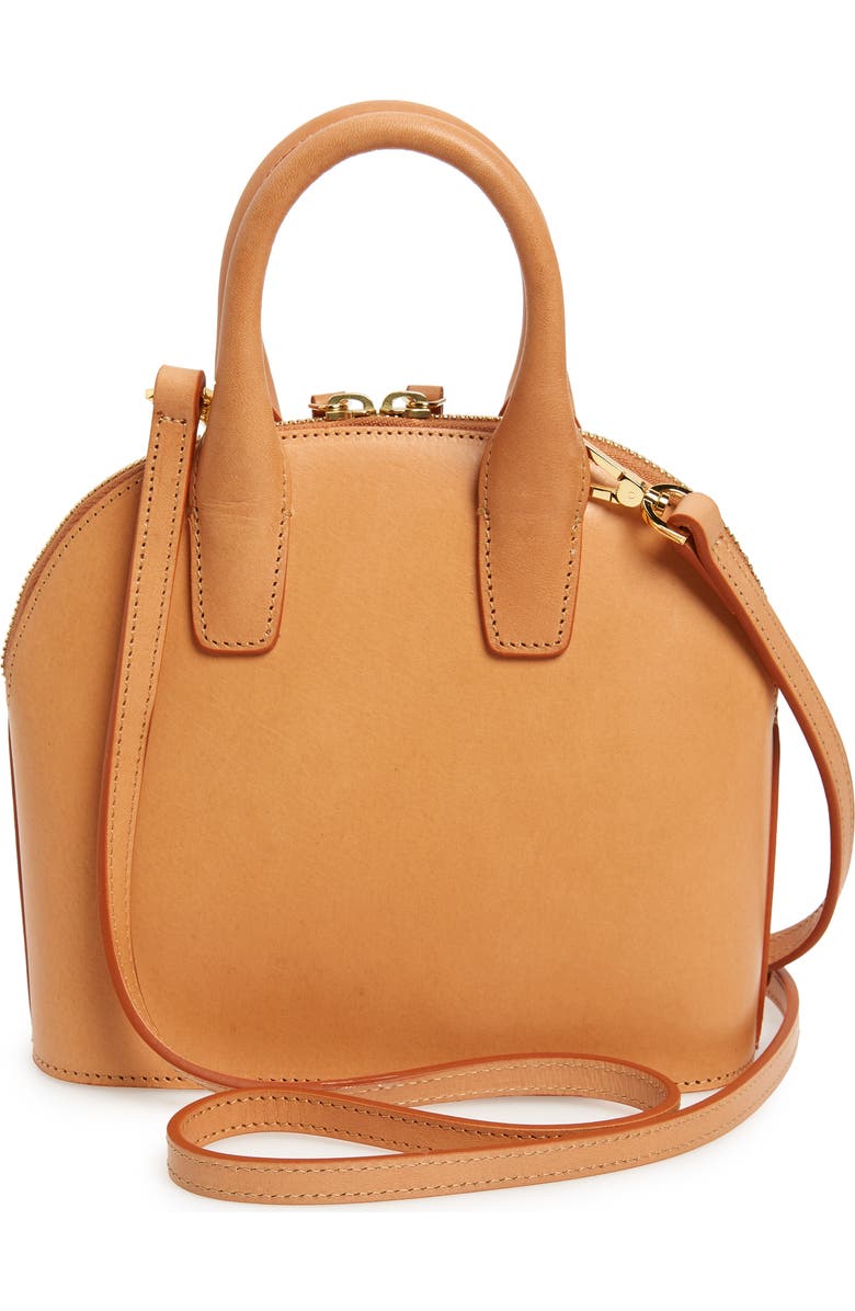 Mansur Gavriel Mini Top Handle Rounded Leather Bag, Alternate, color,
