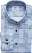 Emanuel Berg Modern Fit 4 Flex Stretch Knit Button-Up Shirt