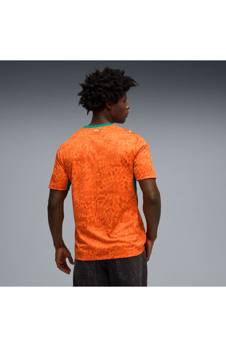 PUMA Men's Puma  Orange Ivory Coast National Team 2026 Home Replica Jersey, Alternate, color, Orange