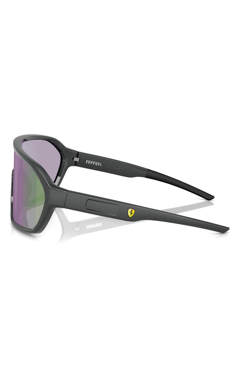 Scuderia Ferrari 42mm Mirrored Pillow Sunglasses, Alternate, color, Grey