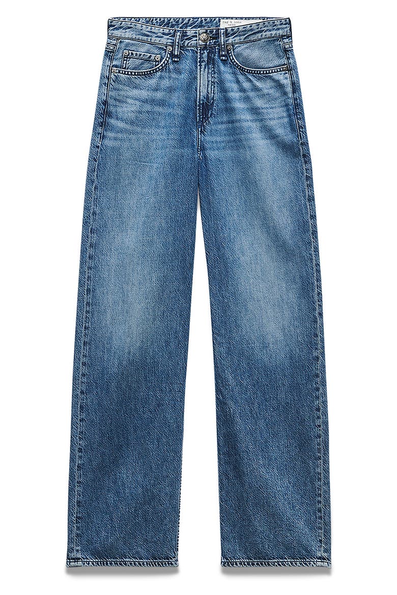Featherweight Logan Wide Leg Jeans, Alternate, color, RIVER