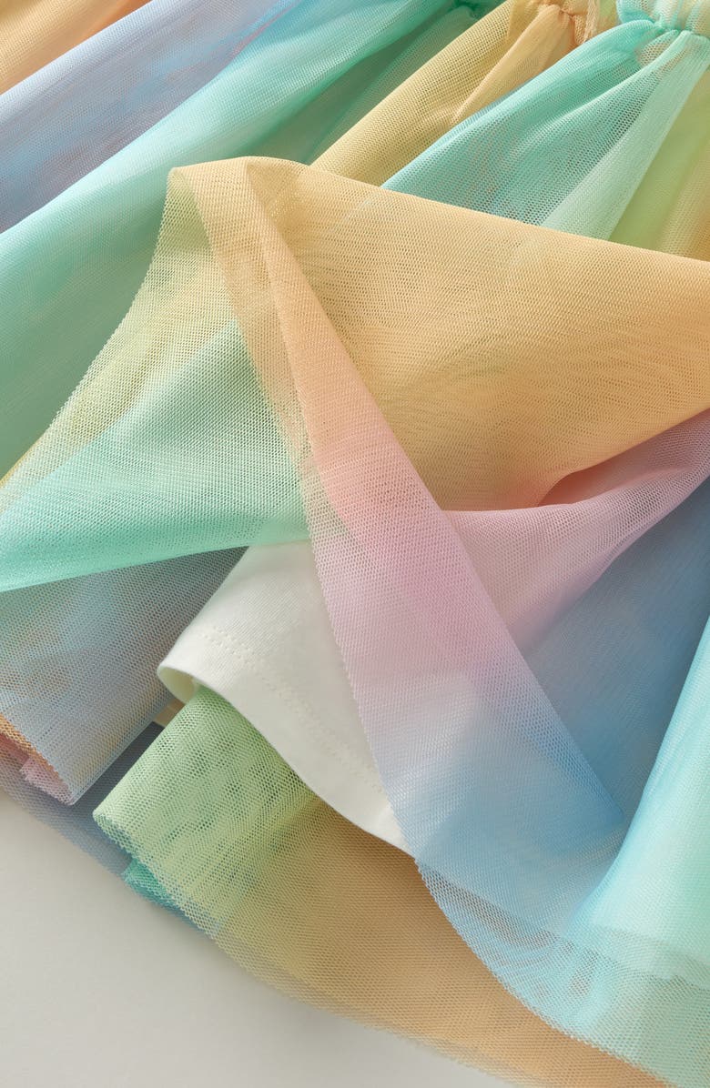 Tucker + Tate Kids' Tiered Rainbow Tutu Dress, Alternate, color, Ivory- Pink Multi