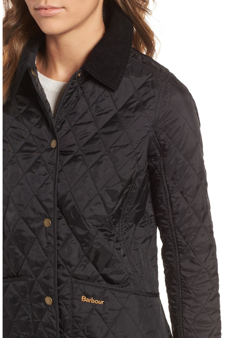 Annandale Quilted Jacket, Alternate, color, BLACK