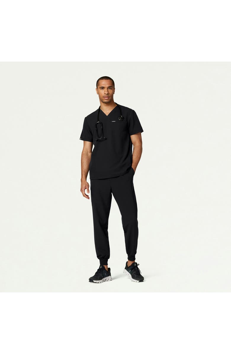 JAANUU Osmo Men's 8-Pocket Classic Scrub Jogger, Alternate, color, Black
