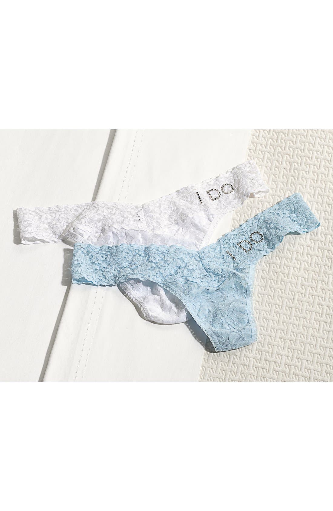 Hanky Panky I Do Swarovski Crystal Low Rise Thong (Women) | Nordstrom
