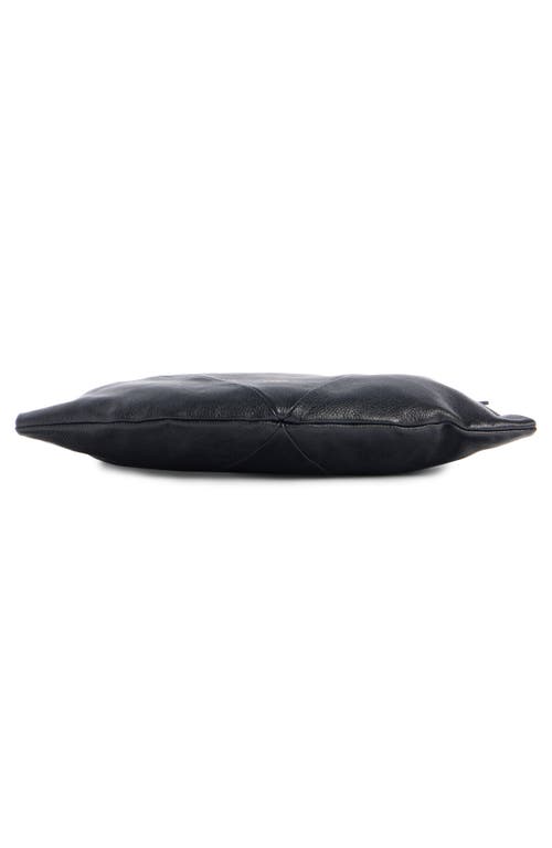 Chloé Small Foulard Hobo Bag In Grained Leather In Black