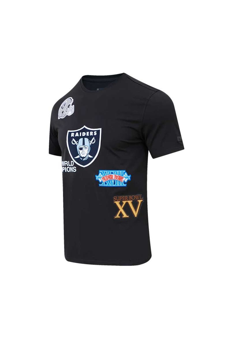 Men's Pro Standard Black Las Vegas Raiders Championship T-Shirt, Alternate, color, Black