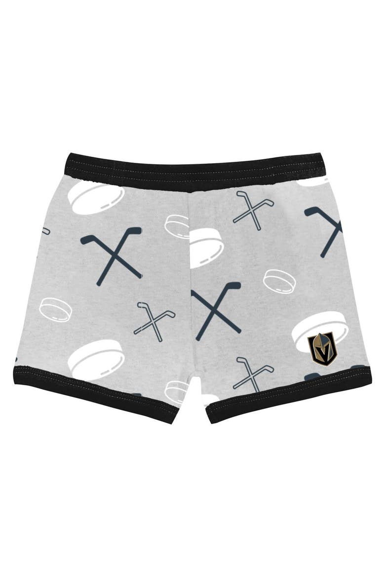 Toddler Vegas Golden Knights Disney Rookie Year T-Shirt & Shorts Set, Alternate, color, Black