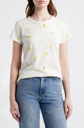 rag & bone Lemon Print Cotton Tee