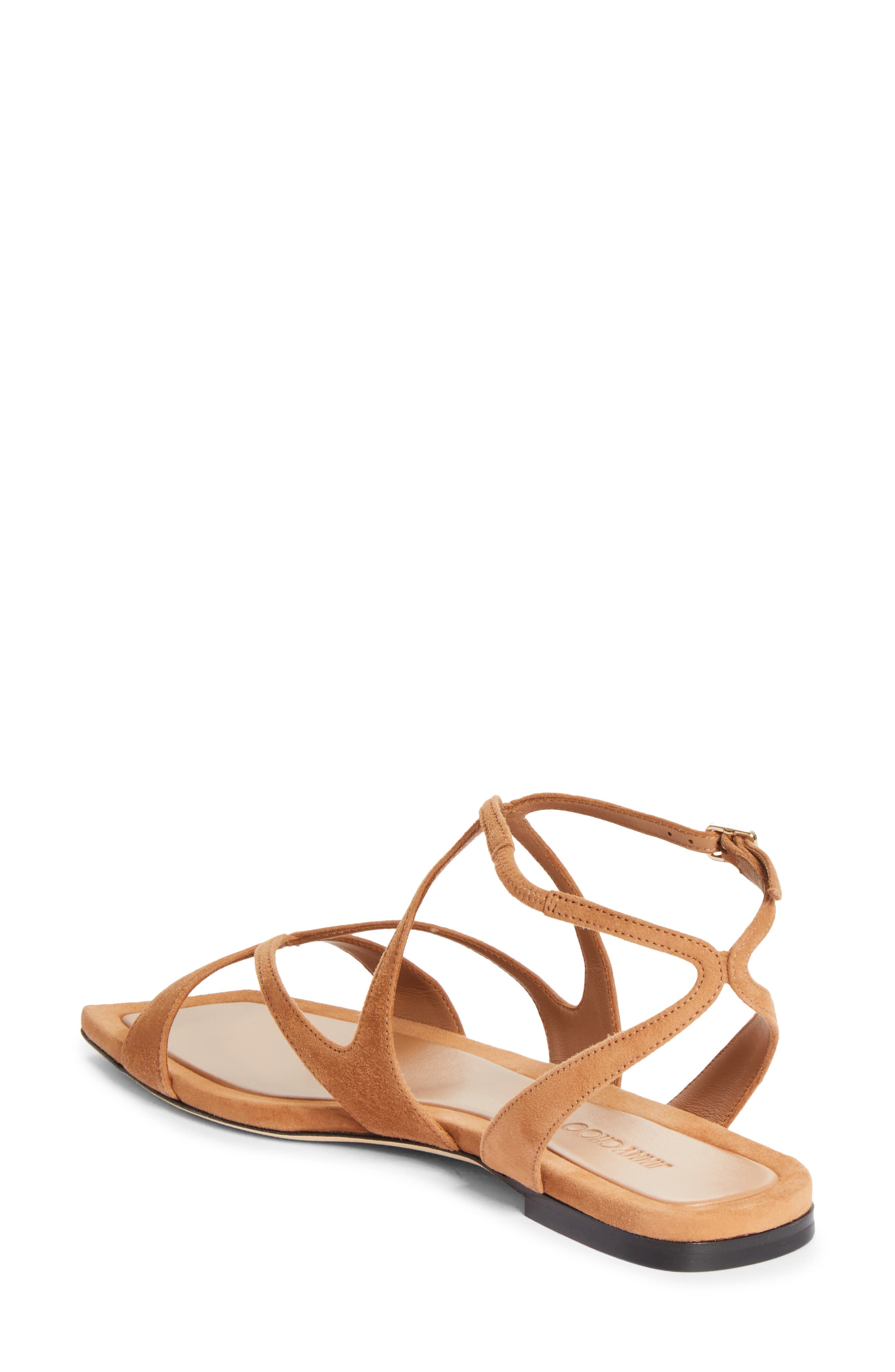 Jimmy Choo Ayla Strappy Sandal, Alternate, color, Toffee