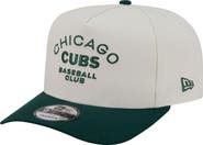 New Era Men's New Era Cream/Dark Green Chicago Cubs Chrome A-Frame 9FIFTY Snapback Hat
