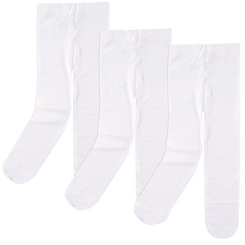 Luvable Friends Babies'  Nylon Tights In White